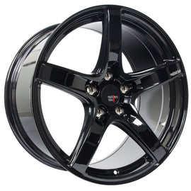 Option Lab Wheels R555 18x9.5 +38 5x100 Gotham Black