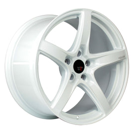 Option Lab Wheels R555 18x9.5 +38 5x114.3 Onyx White