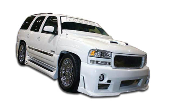 2000-2006 GMC Yukon Duraflex Platinum Body Kit - 4 Piece - Includes Platinum Front Bumper Cover (100057) Platinum Rear Bumper Cover (100017) Platinum Side Skirts Rocker Panels (100018)