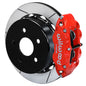 Wilwood 20-21 Jeep Gladiator Narrow Superlite 4R Rear Brake Kit Slotted 13.50in Rotor w/Lines - Red