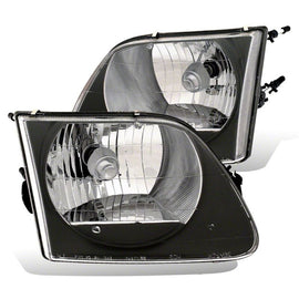Raxiom 97-03 Ford F-150 G2 Euro Headlights- Black Housing- Clear Lens