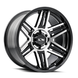 ION Type 147 17x9 / 6x135 BP / 0mm Offset / 87mm Hub Black/Machined Wheel