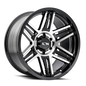 ION Type 147 17x9 / 8x170 BP / 0mm Offset / 125.2mm Hub Black/Machined Wheel