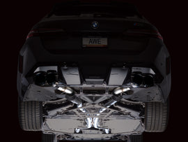 AWE BMW G90/G99 M5 Track Edition Catback Exhaust - Diamond Black Tips