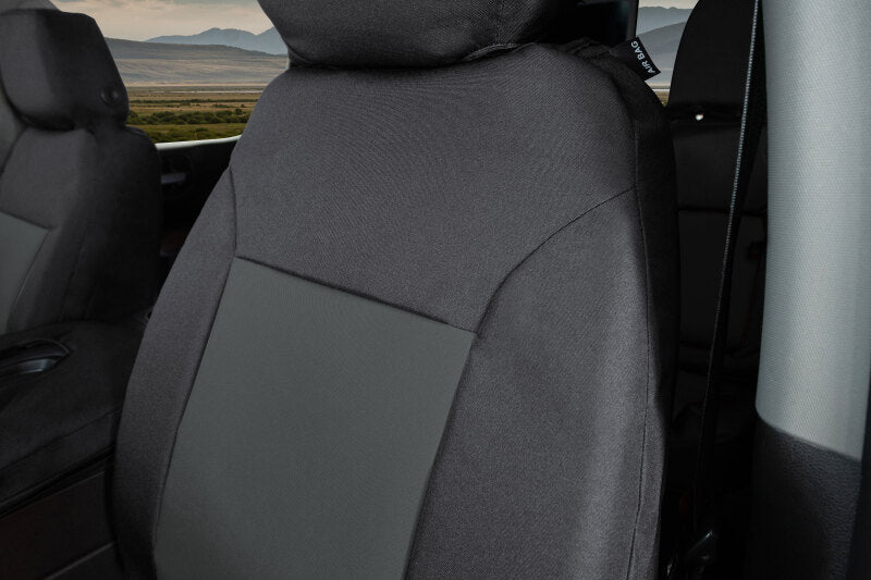 Covercraft 21-24 Ford F150 Endura PrecisionFit Custom Front Row Seat Covers - Black/Charcoal