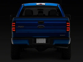 Raxiom 09-14 Ford F-150 Styleside Axial Series LED Tail Lights- Black Housing- Smoked Lens