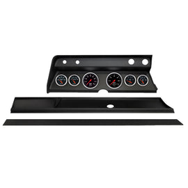 Autometer Designer Black Direct Fit Dash Kit 1967 Chevy Chevelle (2 x 3-3/8in. / 4 x 2-1/16in.)