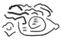 HPS Performance Silicone Hose Kit - Radiator and Heater Hose 57-1512-BLK