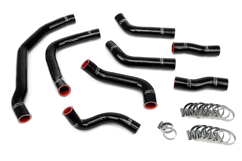 HPS Performance Silicone Hose Kit - Radiator Hose 57-1501-BLK