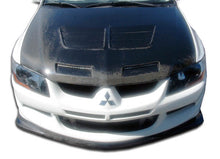 Load image into Gallery viewer, 2003-2005 Mitsubishi Lancer Evolution 8 Carbon Creations Demon Front Lip Under Spoiler Air Dam - 1 Piece