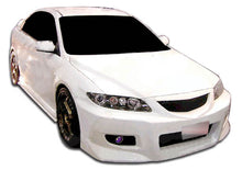 Load image into Gallery viewer, 2003-2008 Mazda 6 Duraflex Skylark Body Kit - 4 Piece - Includes Skylark Front Bumper Cover (104489) Bomber Rear Bumper Cover (103305) Bomber Side Skirts Rocker Panels (103306)
