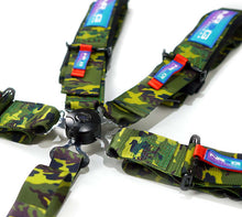 Load image into Gallery viewer, NRG SFI 16.1 5Pt 3 Inch Seat Belt Harness with Pads / Cam Lock - Neon Green