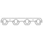 Cometic Ford Windsor V8 .043in Copper Exhaust Manifold Gasket Set - 1.750in x 1.270in Oval Port