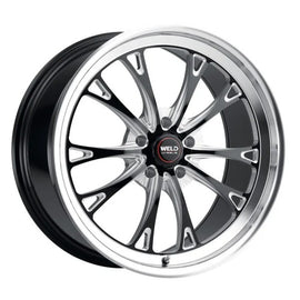 Weld S157 Belmont Drag 15x10 / 5x114.3 / ET48 / 7.38 BS / Gloss Black MIL Dia 78.1