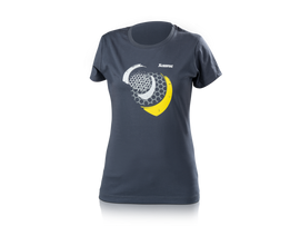 Akrapovic Lifestyle T-shirt Mesh Womens Blue-Grey - Medium