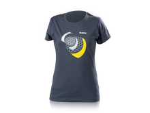 Load image into Gallery viewer, Akrapovic Lifestyle T-shirt Mesh Womens Blue-Grey - Large