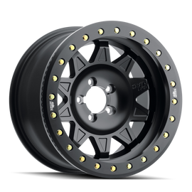 Dirty Life 9302 Roadkill 17x9/5x127 BP/-38mm Offset/71.5mm Hub Matte Black Wheel - Beadlock