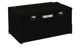 Tradesman Steel L-Shape Liquid Storage Tank Combo (48in. / 80 Gallon Capacity) - Black