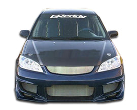 2004-2005 Honda Civic 2DR Duraflex Bomber Body Kit - 4 Piece - Includes Bomber Front Bumper Cover (100557) Bomber Rear Bumper Cover (100230) Bomber Side Skirts Rocker Panels (100231)