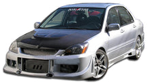 Load image into Gallery viewer, 2004-2007 Mitsubishi Lancer Duraflex G-Speed Body Kit - 4 Piece - Includes G-Speed Front Bumper Cover (103976) Walker Side Skirts Rocker Panels (100577) Walker Rear Bumper Cover (100576)