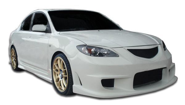 2004-2009 Mazda 3 4DR Duraflex I-Spec Body Kit - 4 Piece - Includes I-Spec Front Bumper Cover (104479) I-Spec Rear Bumper Cover (104480) I-Spec Side Skirts Rocker Panels (104481)