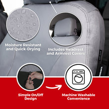 Load image into Gallery viewer, Covercraft 26 Toyota RAV4 Hybrid SeatSaver Custom Seat Cover - Polycotton Charcoal