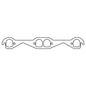 Cometic Chevy Gen1 Small Block V8 .060in HTS Exhaust Mani Gskt Set-1.710in x 1.550in Brodix D Ports