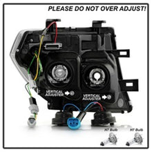 Load image into Gallery viewer, Spyder 05-08 Nissan Frontier/05-07 Pathfinder Projector Headlights - BLK (PRO-YD-NF05V2SI-SEQGR-BK)