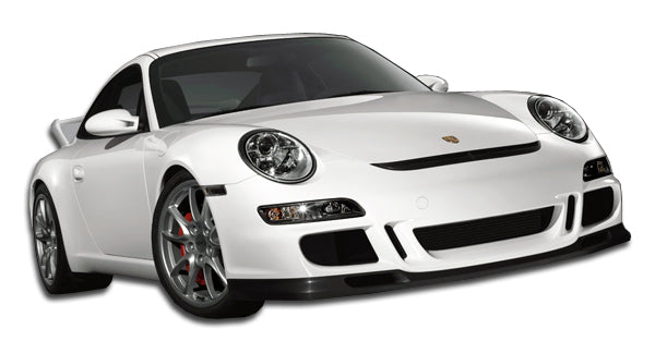 2005-2008 Porsche 911 Carrera 997 C4 C4S Turbo Duraflex GT-3 Look Body Kit - 3 Piece - Includes GT-3 Look Front Bumper Cover (105144) GT-3 Look Rear Bumper Cover (105145) GT-3 Look Rear Wing Trunk Lid Spoiler (105146)