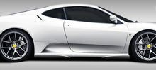 Load image into Gallery viewer, 2005-2009 Ferrari F430 Eros Version 1 Side Skirt Add On - 4 Piece