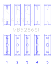 Load image into Gallery viewer, King Engine Bearings Toyota 1Uz-Fe/2Uz-Fe/3Uz-Fe (Size +0.25mm) Main Bearing Set