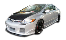 Load image into Gallery viewer, 2006-2011 Honda Civic 2DR Duraflex Raven Body Kit - 4 Piece - Includes Raven Front Bumper Cover (103332) Raven Rear Bumper Cover (103333) Raven Side Skirts Rocker Panels (103334)