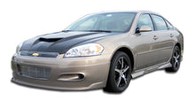 Load image into Gallery viewer, 2006-2013 Chevrolet Impala Duraflex Racer Body Kit - 4 Piece - Includes Racer Front Lip Under Spoiler Air Dam (103094) Racer Rear Lip Under Spoiler Air Dam (103096) Racer Side Skirts Rocker Panels (103095)