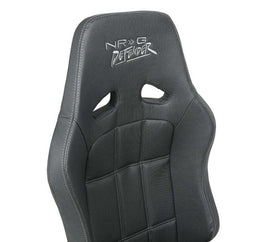 NRG Defender Seat Steel Frame Suspension - Brown w/ Gray Trim w/ Defender Logo - w/ Side Bracket
