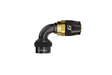 Load image into Gallery viewer, GReddy AN08 STRAIGHT HOSE END SWIVEL BLACK/GOLD ANODIZED