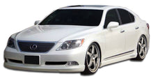 Load image into Gallery viewer, 2007-2009 Lexus LS Series LS460 Duraflex W-1 Body Kit (short wheelbase) - 5 Piece - Includes W-1 Front Lip Under Spoiler Air Dam (105671) W-1 Side Skirts Rocker Panels (105672) W-1 Rear Lip Under Spoiler Air Dam (105673) W-1 Roof Wing Spoiler (105674)