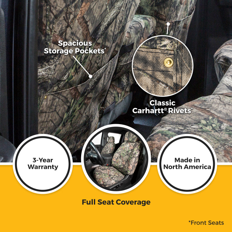 Covercraft 26-Toyota RAV4 Hybrid Carhartt SeatSaver Custom Seat Cover - Mossy Oak Breakup