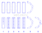 King Engine Bearings Ford 281CI/330CI 4.6L/5.4L V8 (Size STD) Main Bearing Set