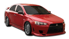 Load image into Gallery viewer, 2008-2017 Mitsubishi Lancer Duraflex C-1 Body Kit - 4 Piece - Includes C-1 Front Bumper Cover (106417) C-1 Side Skirts Rocker Panels (106418) C-1 Rear Bumper Cover (106419)