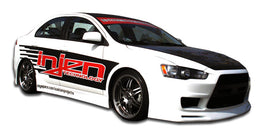 2008-2017 Mitsubishi Lancer Duraflex GT Concept Side Skirts Rocker Panels - 2 Piece