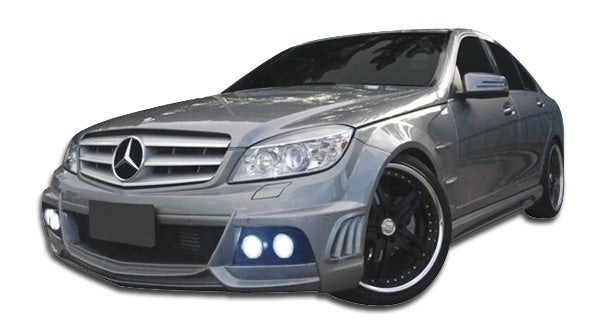 2008-2011 Mercedes C Class W204 Duraflex W-1 Body Kit - 6 Piece - Includes W-1 Front Bumper Cover (106105) W-1 Side Skirts Rocker Panels (106106) W-1 Rear Bumper Cover (106107) W-1 Fenders (108248)