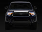 Raxiom 12-15 Toyota Tacoma Axial Series Headlights/Seq LED Bar- Black- Clear Lens