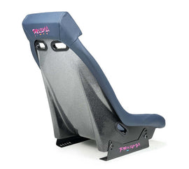 NRG GT Retro Bucket Seat -Gunmetal PVC Leather Gunmetal Stitching Multicolor Fiberglass Back Glitter
