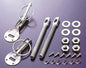 Cusco Body Pins For hood Aluminum-Silver Universal