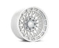 Vossen HFX-3 22x10 - 8x180 - ET18 - Super Deep Face - 124.3 - Silver Polished Wheel