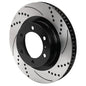 Wilwood 6x5.5 SRP Drilled & Slotted Black Electro Coat Rotor LH