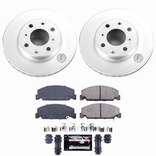 Load image into Gallery viewer, Power Stop 90-00 Honda Civic Front Z23 Coated Brake Kit