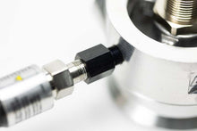 Load image into Gallery viewer, GReddy Male 1/8BSPT to Female 1/8NPT Aluminum Sensor Adapter