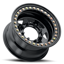 Load image into Gallery viewer, Raceline RT80 Rock 8 Spoke 15x10in / 8x165.1 BP / -25mm Offset / 130.81mm Bore - Gloss Black