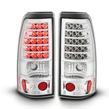 Raxiom 03-06 Chevrolet Silverado 1500 Fleetside LED Tail Lights- Chrome Housing- Clear Lens